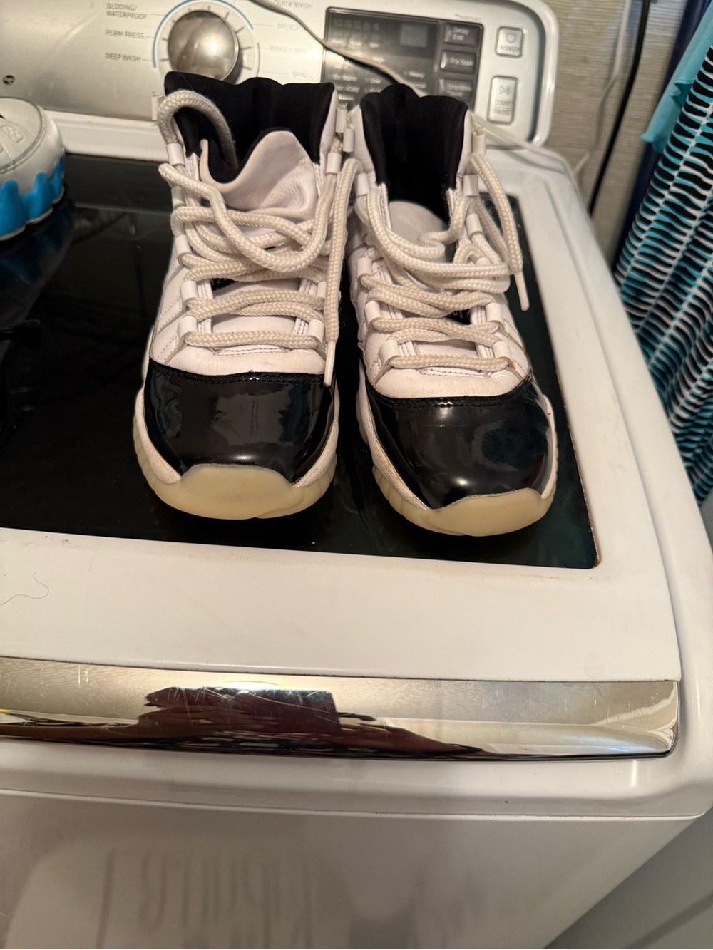Kids High-Top Sneakers in White and Black